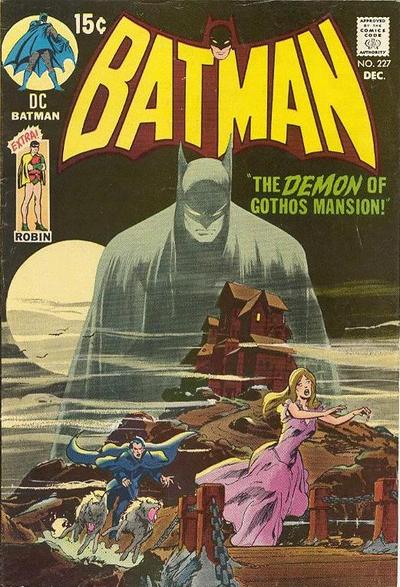 Batman #227, the classic Gothic Neal Adams cover