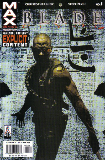 Blade #1 (MAX) (2002), Tim Bradstreet standard cover