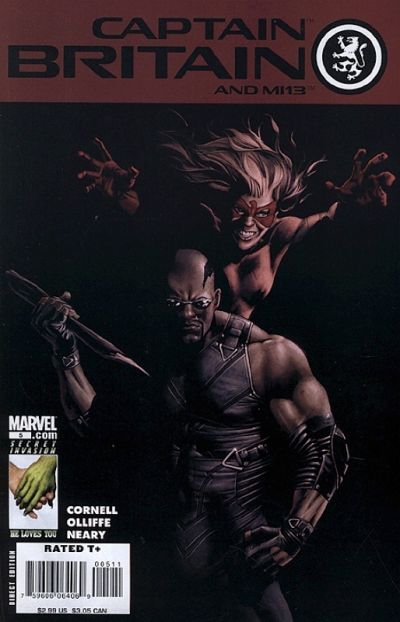 Captain Britain and MI:13 #5 (2008), Bryan Hitch standard cover