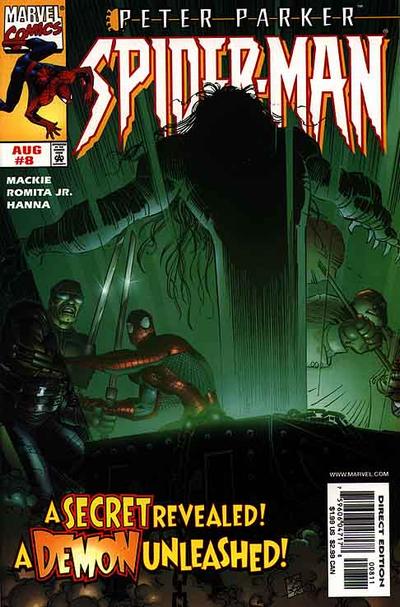 Peter Parker: Spider-Man #8 (1999), standard cover