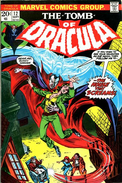 Tomb of Dracula #12 (1973), standard cover