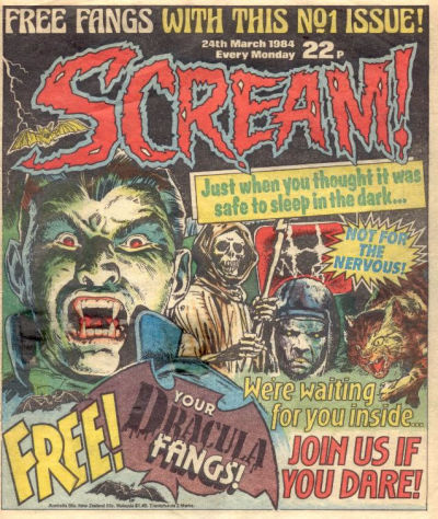 Scream! #1, IPC · 1984 · Later continuation