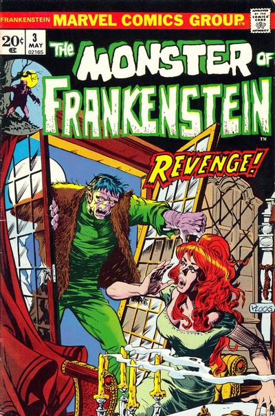Frankenstein #3, Marvel · 1973