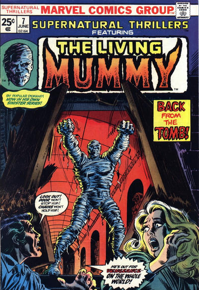 Supernatural Thrillers #7, Marvel · 1974