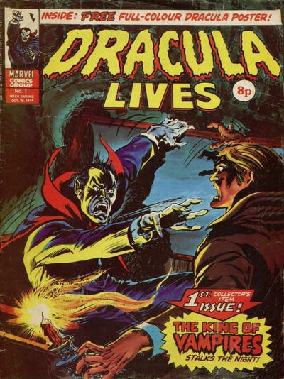 Dracula Lives #1, Marvel UK · 1974