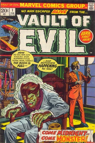 Vault of Evil #1, Marvel · 1973
