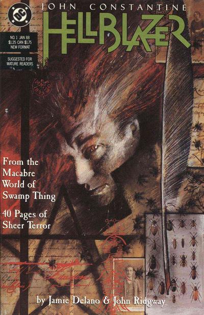 Hellblazer #1 (1988), Dave McKean cover reference