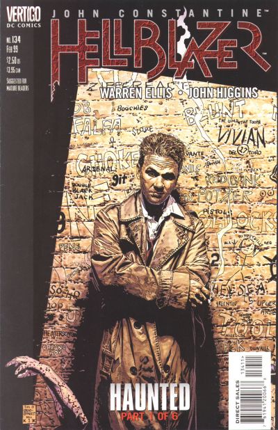 Hellblazer #134 (1999). Haunted begins: Warren Ellis and John Higgins.