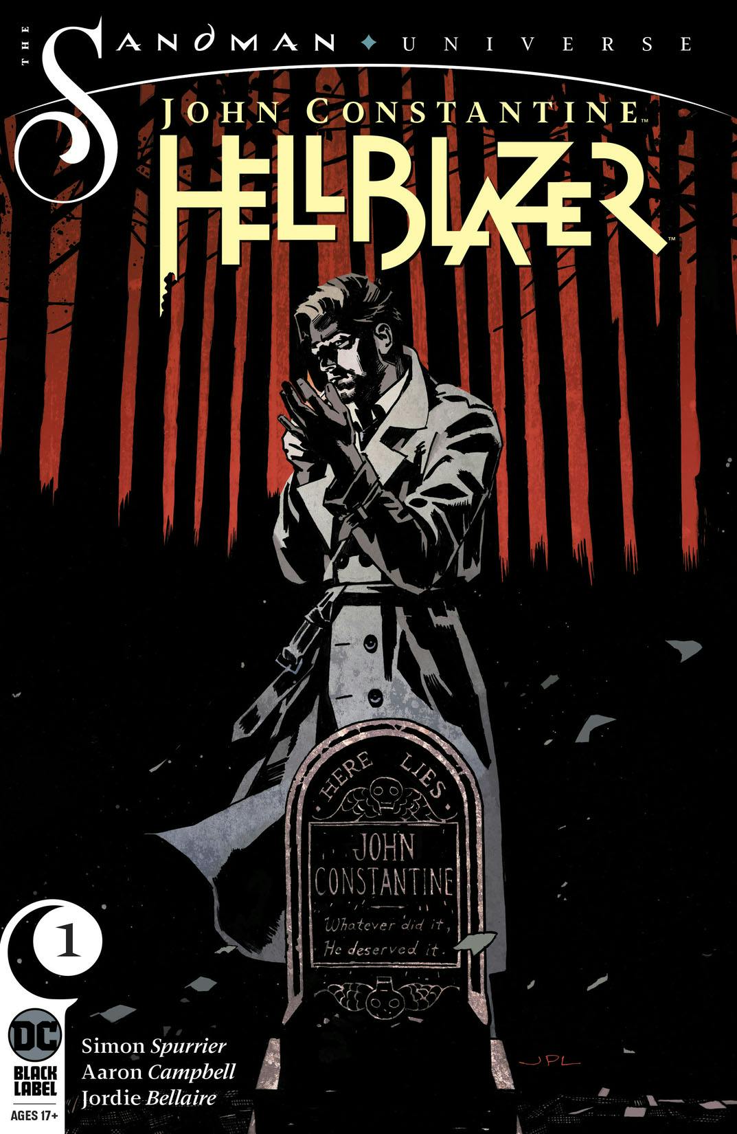John Constantine: Hellblazer #1 (2019 launch). John Paul Leon cover. Official DCUI digital edition.