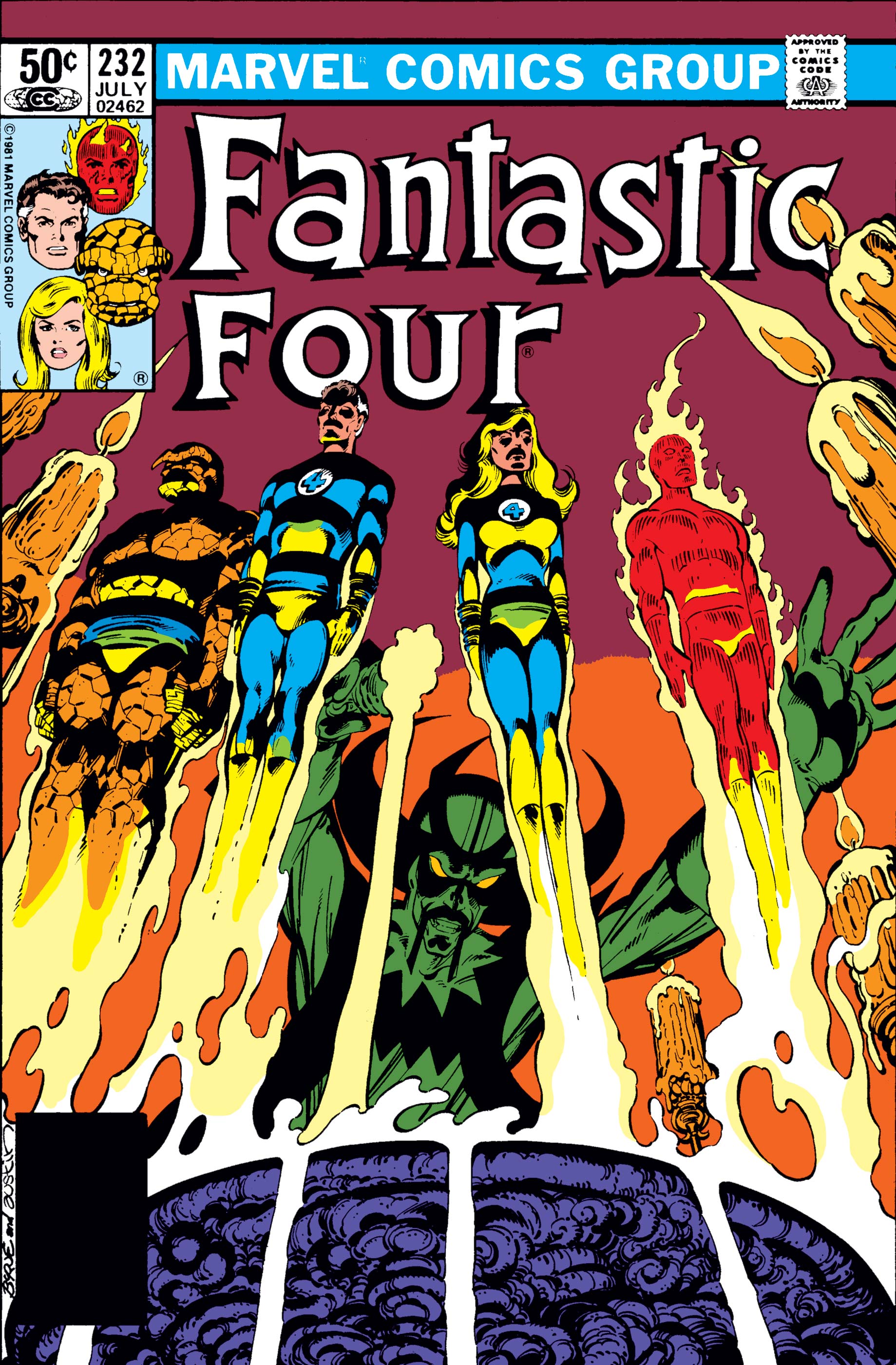 Fantastic Four (1961) #232: John Byrne / Terry Austin, full cover reference