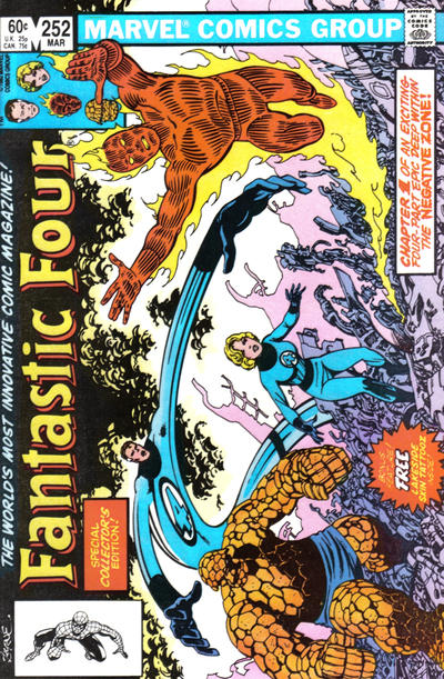 Fantastic Four #252 — US direct edition: John Byrne, full cover reference