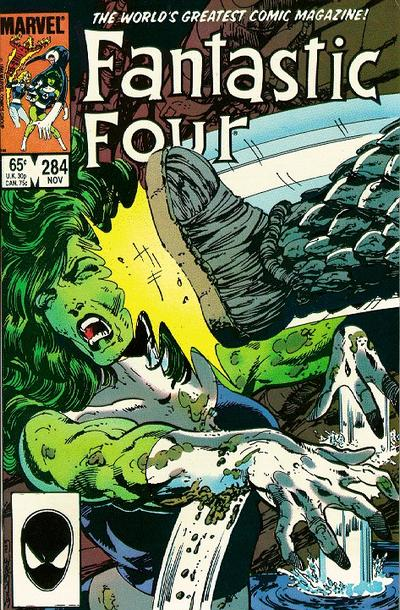 Fantastic Four #284 — direct edition: John Byrne, full cover reference