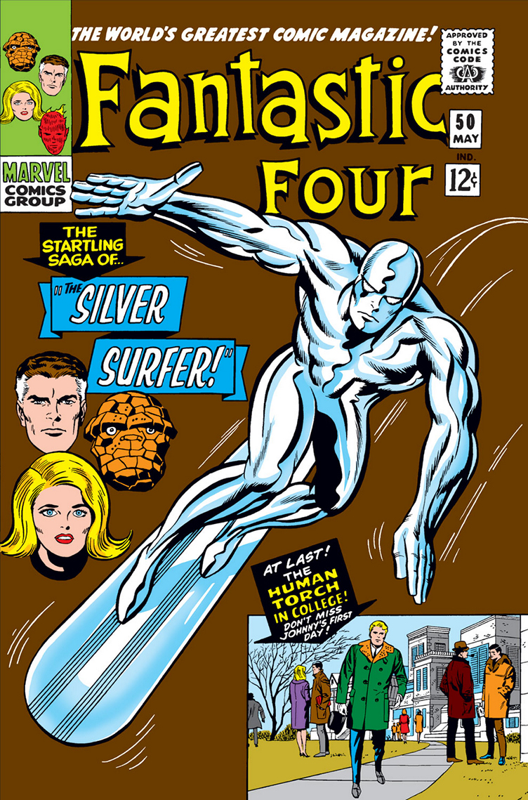 Fantastic Four (1961) #50. The Galactus trilogy concludes. Kirby / Sinnott cover.