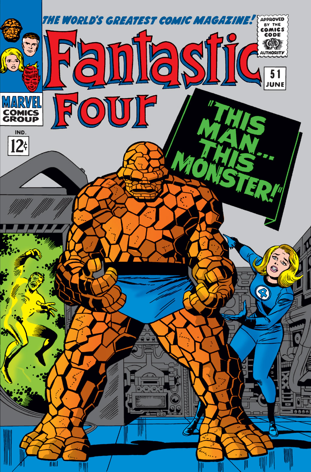 Fantastic Four (1961) #51: Jack Kirby / Joe Sinnott, full cover reference