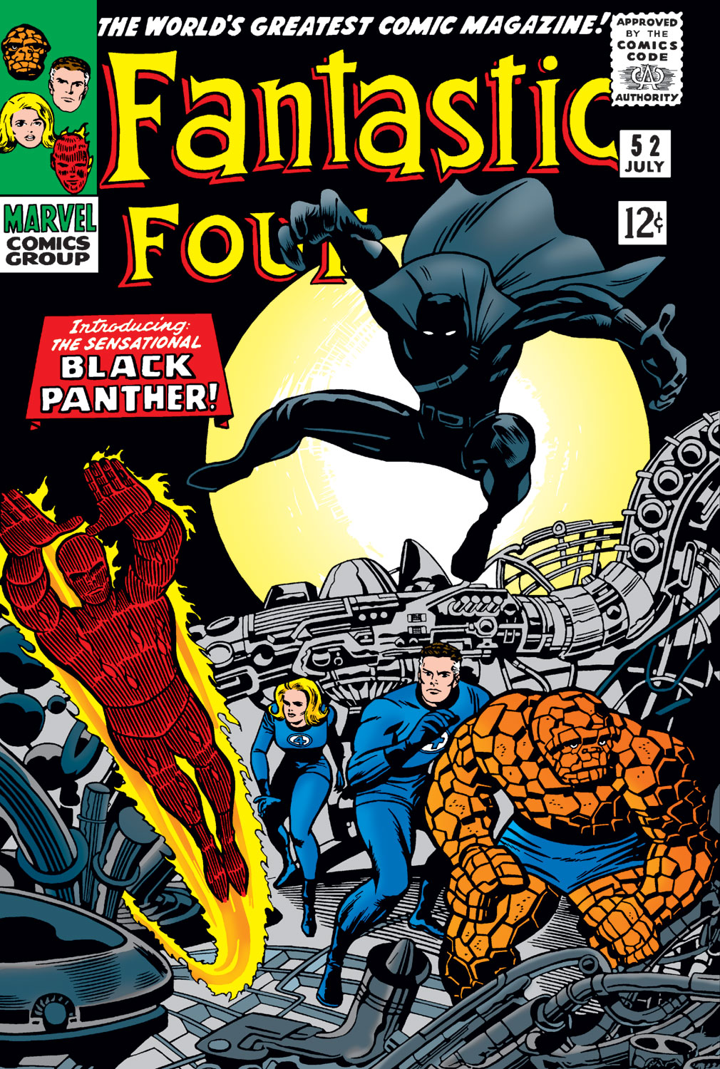 Fantastic Four (1961) #52: Jack Kirby / Joe Sinnott, full cover reference