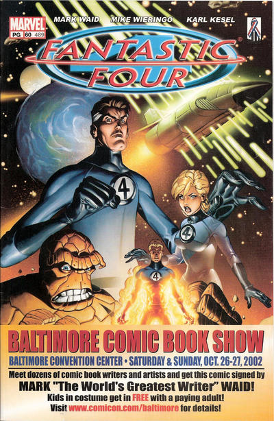 Fantastic Four (1998) #60 — Baltimore Comic-Con variant: Mike Wieringo (pencils) / Karl Kesel (inks), full cover reference