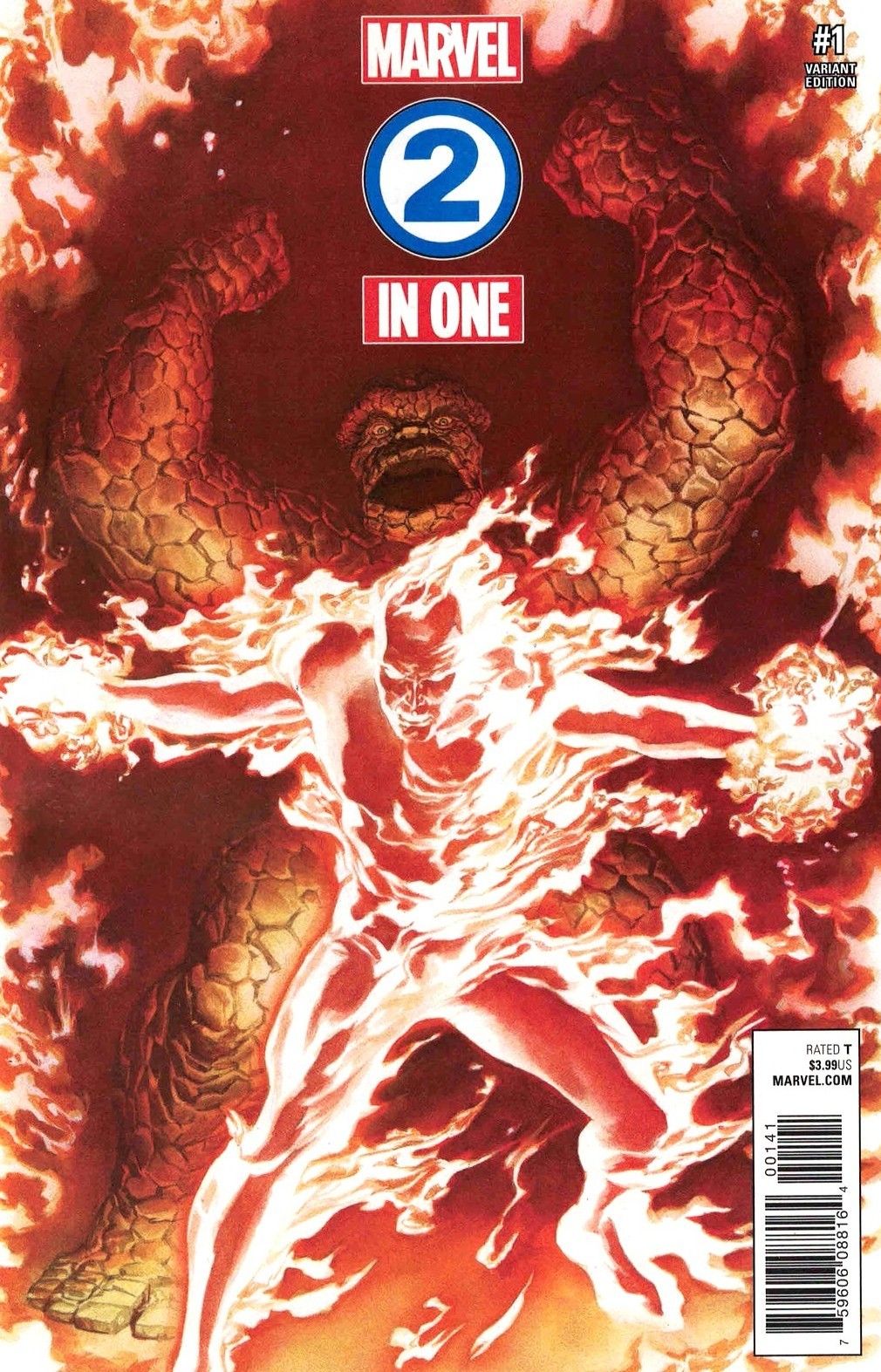 Marvel 2-in-One #1 (2017 series). Alex Ross variant cover, not the Jim Cheung main cover.