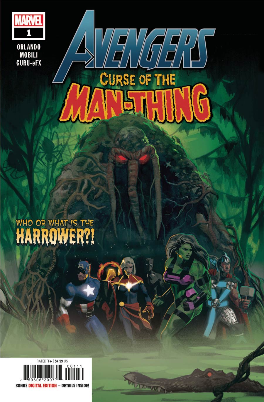 Avengers: Curse of the Man-Thing #1 (2021), Daniel Acuña standard cover