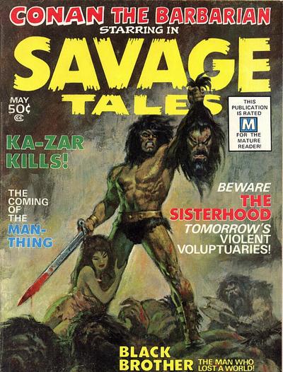Savage Tales #1 (1971) — full cover reference