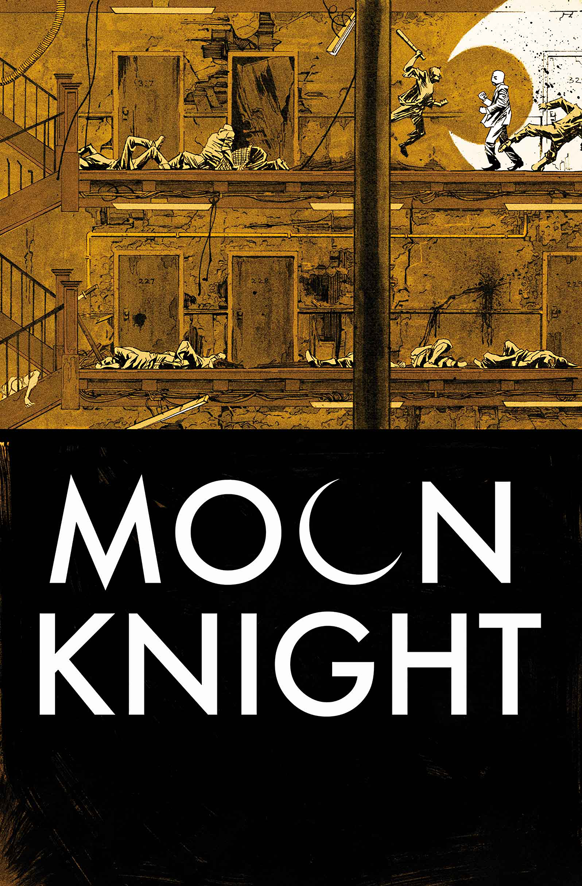 Moon Knight #5 (2014), Declan Shalvey cover artwork. Supplied image without issue and price markings.