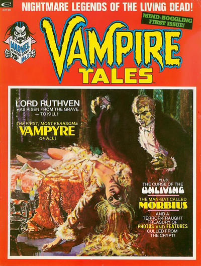 Vampire Tales #1 (1973). Original magazine containing Morbius's first solo story.