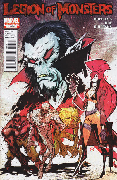 Legion of Monsters #1 (2011). Opening issue of the four-part series by Dennis Hopeless and Juan Doe.