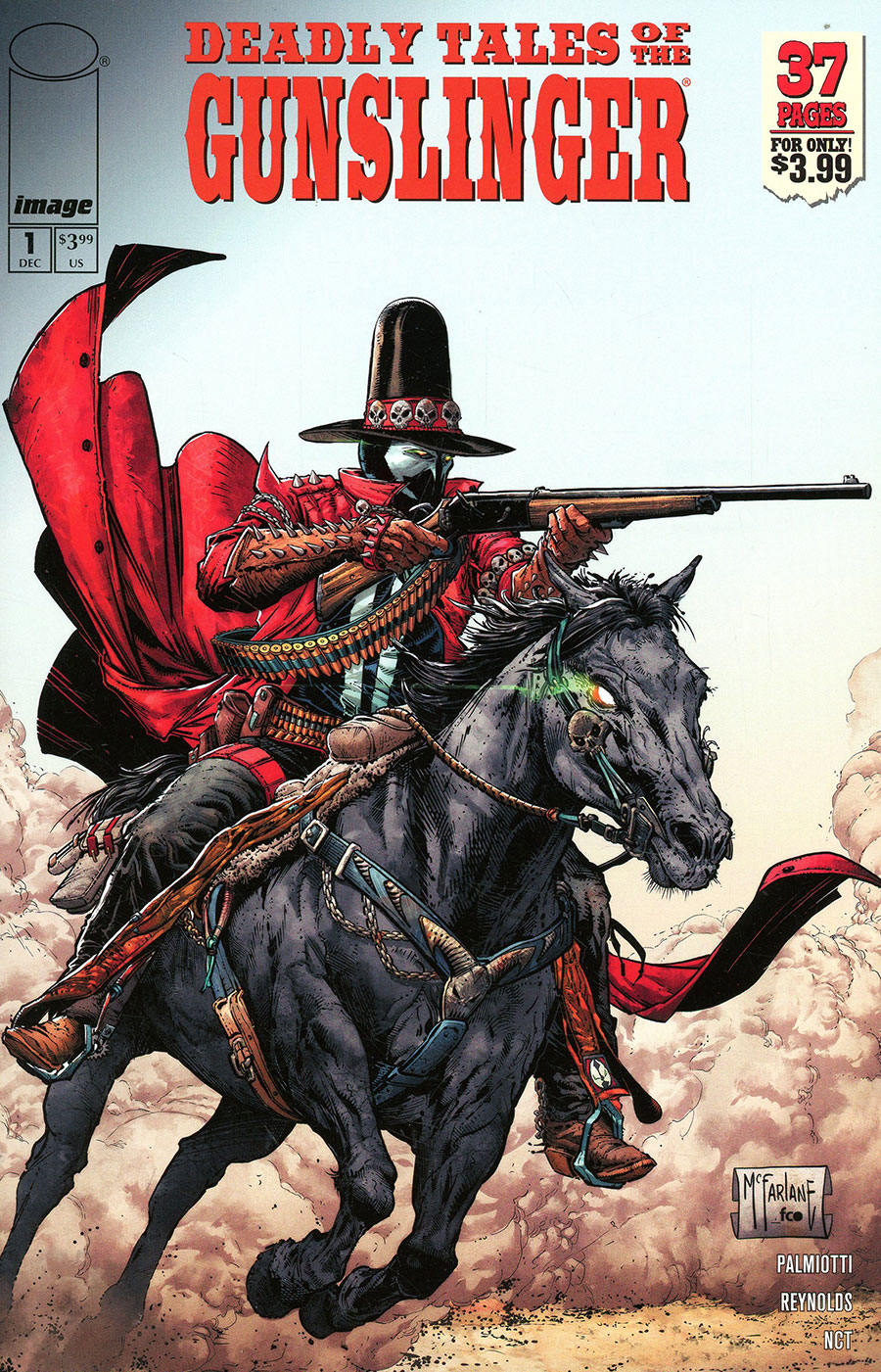 Deadly Tales of the Gunslinger #1 — horse cover. The same launch issue, with a different cover.