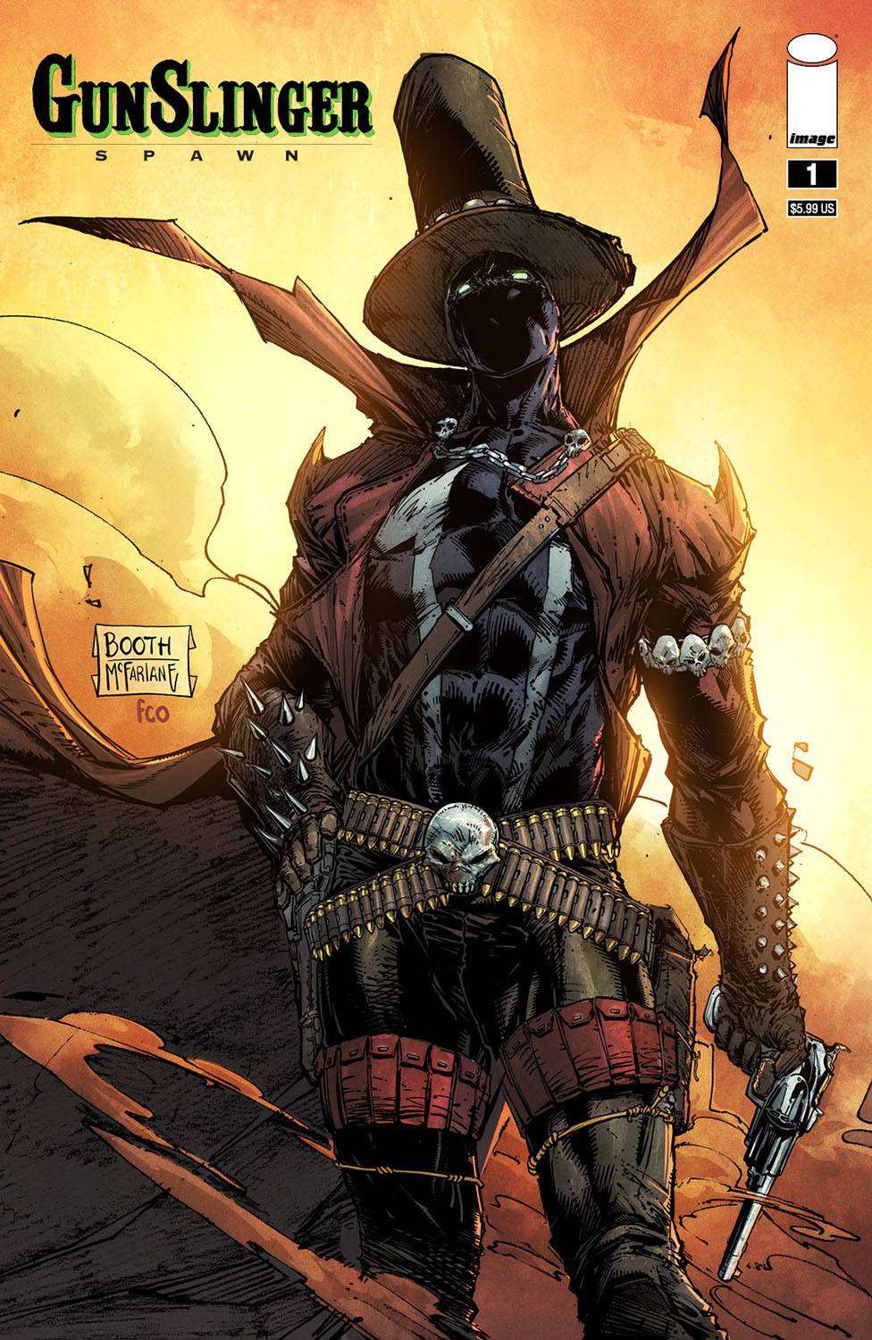 Gunslinger Spawn #1. The western Hellspawn takes the lead in his own ongoing series.