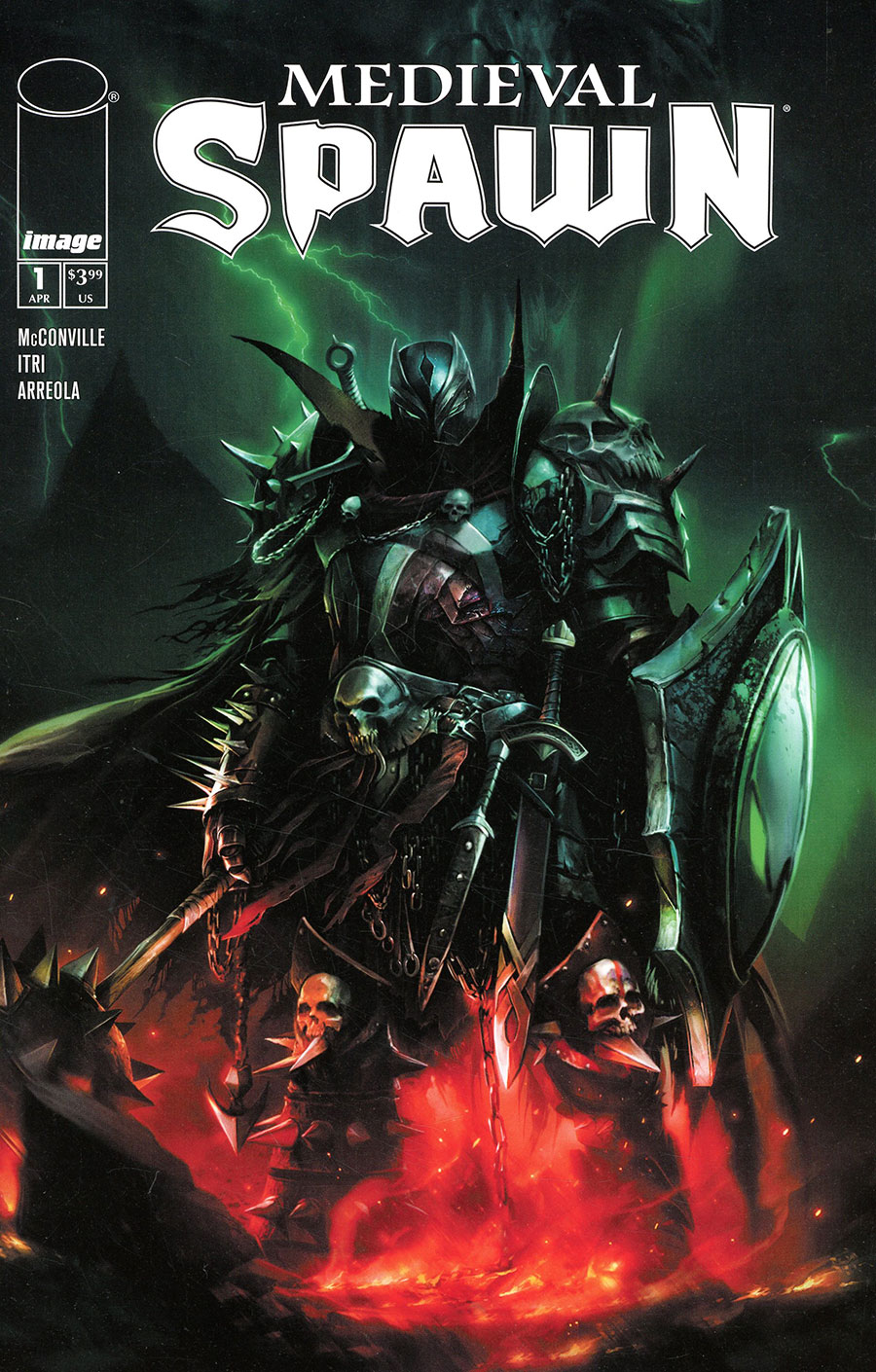 Medieval Spawn #1 — modern series. The armoured Hellspawn returns to the spotlight.