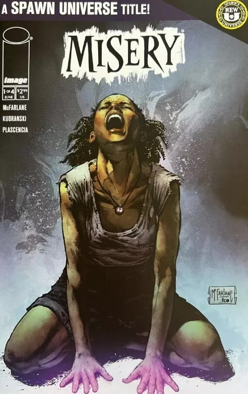 Misery #1 — alternate cover. A second visual approach to the same debut issue.