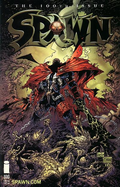 Spawn #100. The original series reaches its hundredth issue.