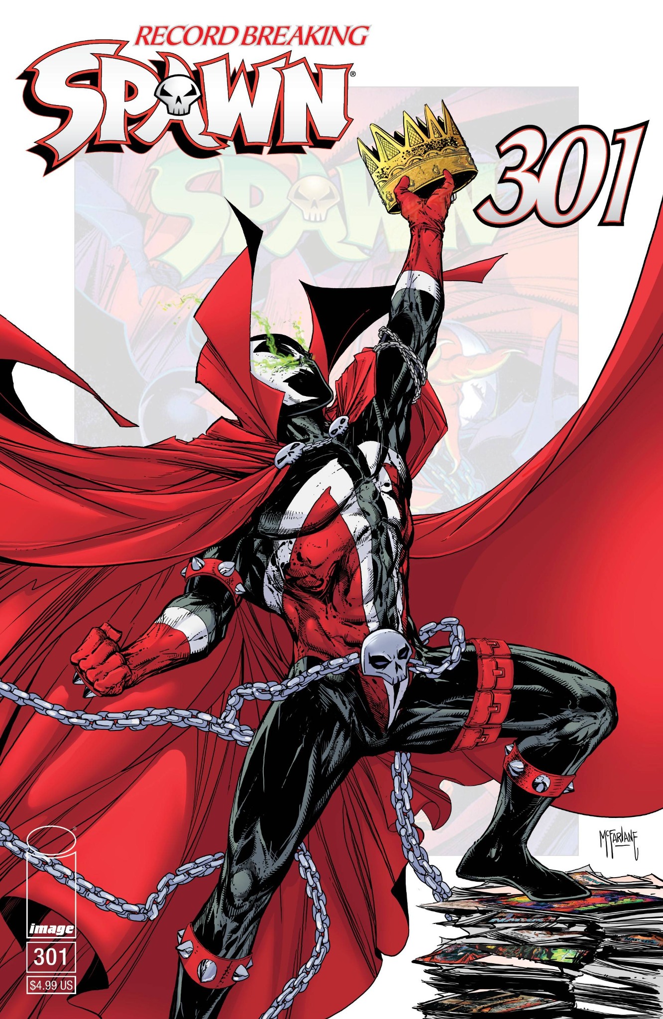 Spawn #301. The record-breaking milestone; supplied cover shown.