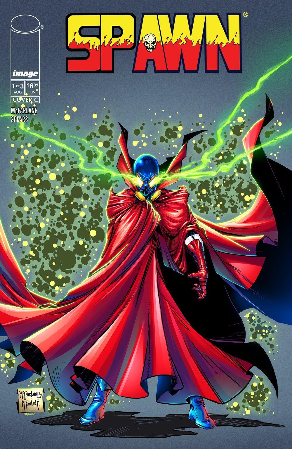 Spawn ’77 #1 — Cover C. The original 1977 concept, updated by Todd McFarlane.