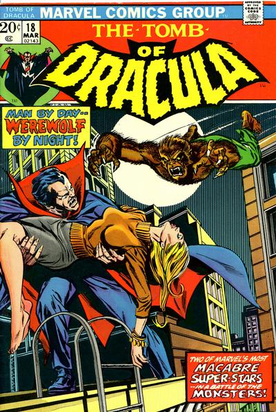 Tomb of Dracula #18 (1974).